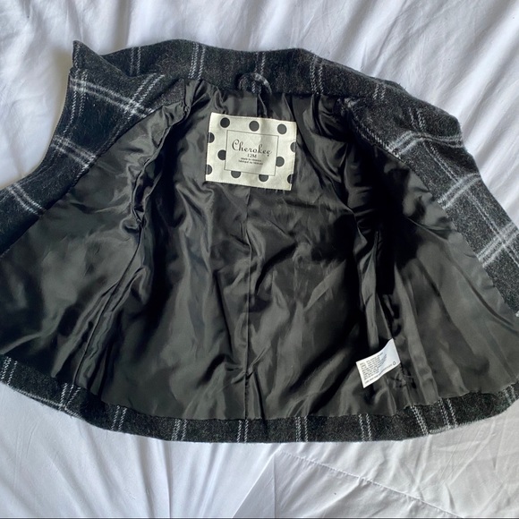 Cherokee Black & White Plaid Jacket - Picture 5 of 5